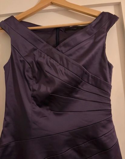 Coast size 8 purple satin dress