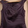 Coast size 8 purple satin dress Image 3