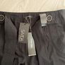 BNWT Ladies Black Limen Mix Belted Trousers 10 Image 2