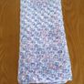 Blanket Hand Crochet 33" Square Pastel Shades Image 6