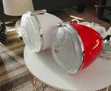 Two Replica 2CV Ceiling Lights