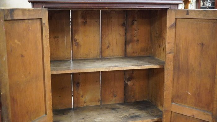Antique Pine Pantry Cupboard / Food Press