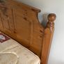 wooden double bed Image 4