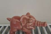 Vintage mini pink elephant