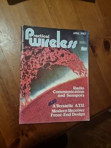 Practical Wireless Magazine.April 1983.Radio communication and sunspots.