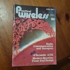 Practical Wireless Magazine.April 1983.Radio communication and sunspots.