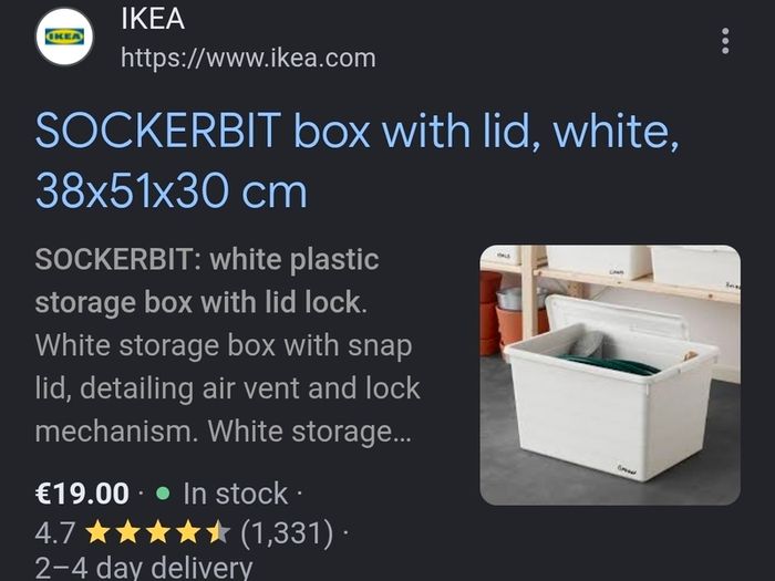 storage boxes