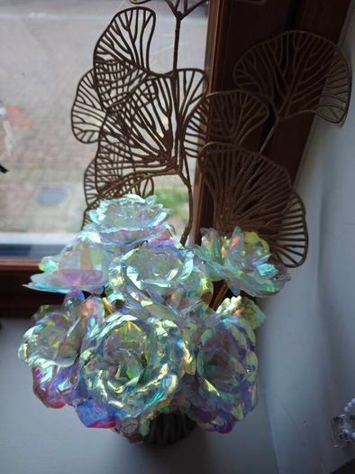 Holographic Artificial Rose Bouquet