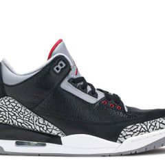 Nike Air Jordan 3 Black Cement 2011 UK 11 / US 212 DEADSTOCK