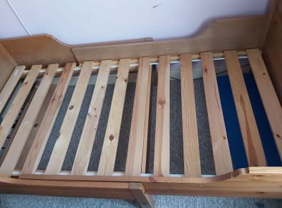 kids bed with mattress - adjustable