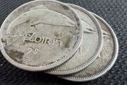 3 Silver Florin coins Ireland