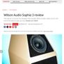 Ultra High End Audiophile Quality from one of the Best speaker manufacturers on the planet Wilson Audio Sophia Series 3  Special Edition Biarritz White Pristine condition like New Boxed cost over 22K Image 8