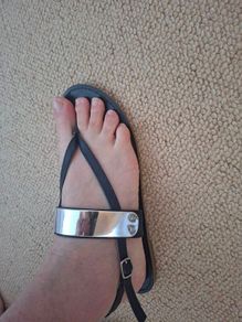Navy Parfois FLAT Sandal
