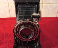 Alfred Gauthier Calmbach Prontor II  Folding Camera 10.5cm F4.5 Lens