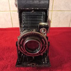 Alfred Gauthier Calmbach Prontor II  Folding Camera 10.5cm F4.5 Lens