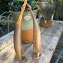 MID CENTURYPAIR OF CRANES hand carved Buffalo / cow horn Image 7
