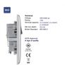 BG Electrical Brushed Steel wall outlets Image 9