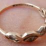 Vintage 9ct Solid Gold 375 5-Stone  Gemstone Ring Image 3