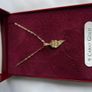 9K Yellow Gold 375 I Love You Piece of My Heart Puzzle Pendant Necklaces L9" - 0,68g Image 7