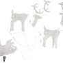 160 LED Reindeer with Sleigh Reindeer Figures with Timer Christmas Lighting for Outdoor and Indoor Use Christmas Figure Image 7