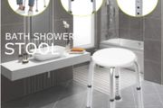 BRAND NEW Non-slip Bath Chair 7 Gears Height Adjustable Elderly Bath Tub Shower Chair Bench