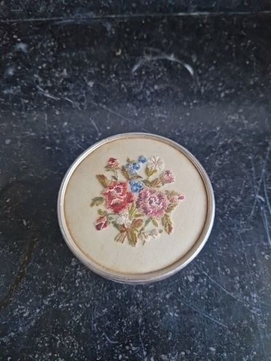 vintage glass pot