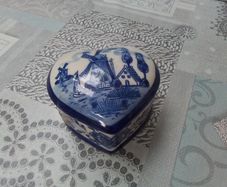 Delph Blue Trinket Box