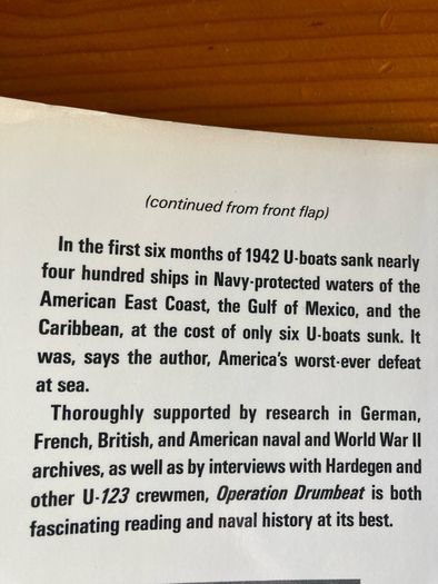 War book:'Operation Drumbeat'