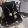 sterling silver necklace set Image 6