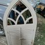 garden window with mirror & shutters Image 5