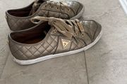 Guess gold sneakers, size 37