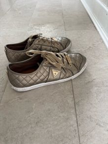 Guess gold sneakers, size 37