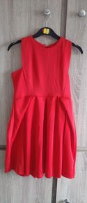 Red dress fits s sm new