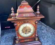 Late 19th Early 20th Century German or Austrian Mantel Clock Vienna Style  Needs Service