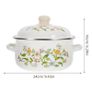 Brand New 3-Piece Set Enamel Pot Image 8