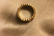 Gold in Silver Ring
