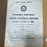 Railway Working Timetable Supplement CIE Dublin Suburban Svcs 1974 + 1977 +Notes Image 7
