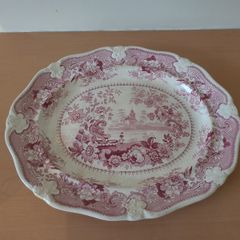 Antique creamware plate EKB - extremely rare