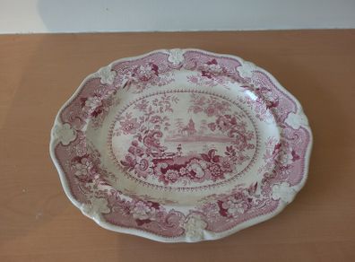 Antique creamware plate EKB - extremely rare
