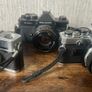 Vintage film cameras joblot Image 2