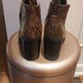 river island snakeskin boots size 5 Image 4