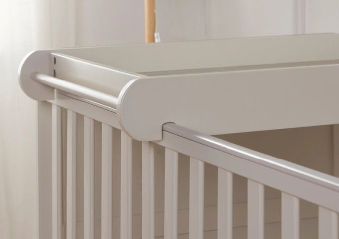 Baby Elegance Sonja Convertible Cot Bed with Changing Table, Mattress & Changing Mat