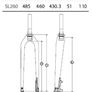 rigid aluminium fork , boost 15mmx110 Image 9
