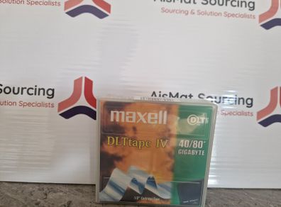 Maxell DLT IV Tapes 40/80 Gigabyte 1/2" Cartridge