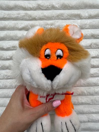 PMS Orange Cat Plush Soft Used Vintage Please look at the pictures