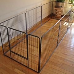 Dog cage and bed - large