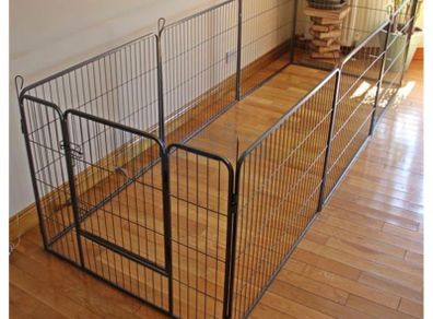 Dog cage and bed - large