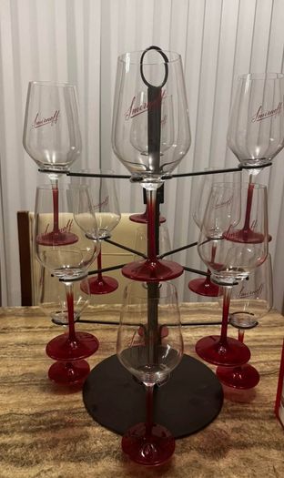 New Smirnoff tree and 12 new glasses