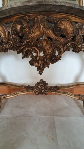 Hall Table with Matching Mirror