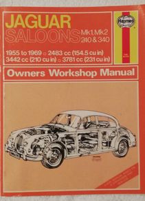 Jaguar mk1 mk2 workshop manual/Haynes